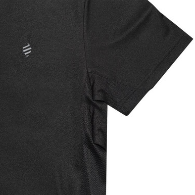 The Barber Black Tech Tee by Barber Strong. XLarge