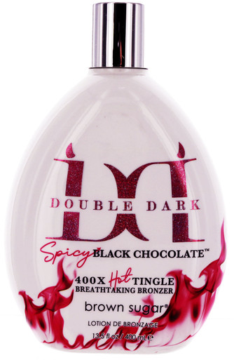 Double Dark Spicy Black Chocolate 400X Hot Tingle Lotion 13.5 fl oz by Brown Sugar