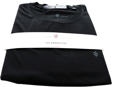 The Barber Black Tech Tee by Barber Strong. Long Sleev  Large