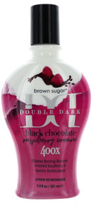 Double Shot Black Chocolate Raspberry Cream 400X Bronzer Tanning Lotion 7.5 fl oz by Brown Sugar