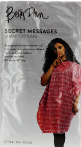 Secret Messages Shampoo Cape Rose Color by Betty Dain