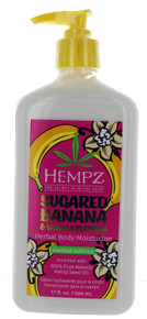 Hempz Spun Sugared Banana &  Vanilla Blossom Herbal Body Moisturizer, Limited Edition, 17oz