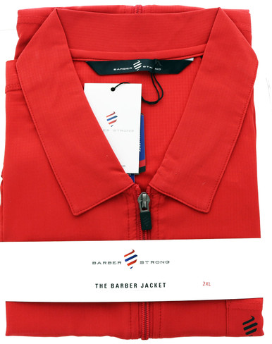 The Barber Jacket. 2XL Size Handsome Red by Barber Strong