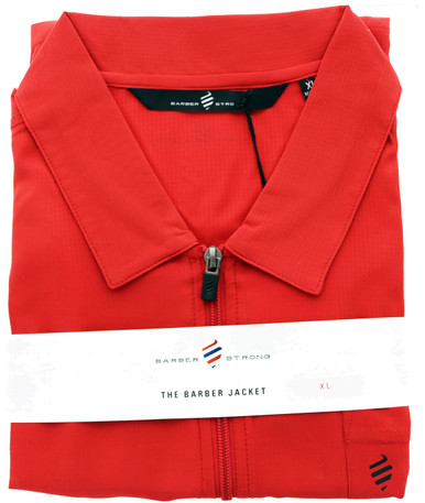 The Barber Jacket. Extra Large Red by Barber Strong