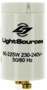 1 LightSources 80-225W 230-240V - 50/60 Hz Starter