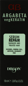 Dikson Argabeta VegKeratin Serum Repair for Damaged and Treated Hair.  3.38 fl oz