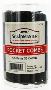 Scalpmaster Pocket Combs. 36 combs per pack
