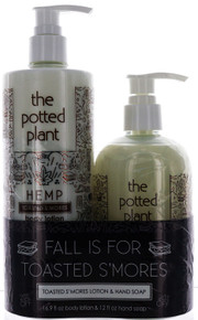 The Potted Plant Toasted S'mores Lotion & Hand Soap duo pack 