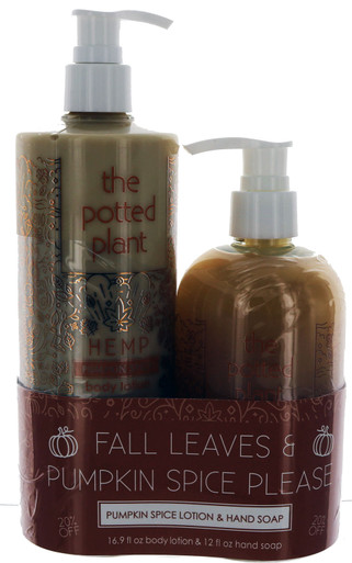 The Potted Plant Pumpkin Spice Lotion & Hand Soap duo pack