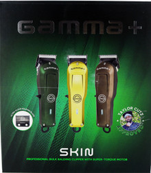 Gamma + SKIN Professional Bulk Balding Clipper w/Super Torque Motor
