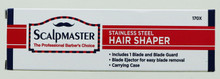 Stainless Steel Hair Shaper w/1 Blade by Scalpmaster