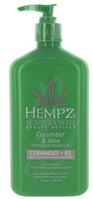 Hempz Beauty Actives Cucumber & Aloe Full Body Moisturizer 17oz