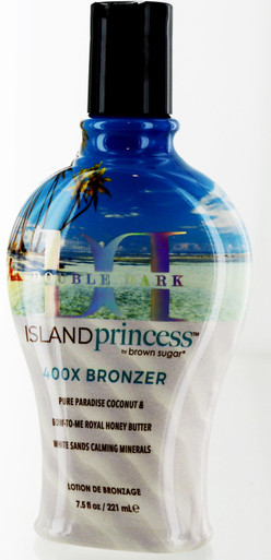 Double Dark Island Princess Tanning Lotion w/400X bronzer.  7.5 fl oz by Brown Sugar