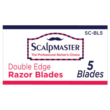 Scalpmaster Double Edge Razor Blades 5 Pack