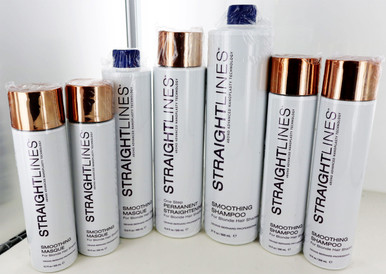 Straightlines  On Step Permanent Straightening for your hair. The Complete System