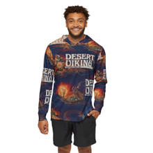 Men's Sports Hoodie, Gym Warmup Hoodie, Casual Activewear, Desert Viking Design, Outdoor Adventure Gear, Unique Fitness Gift