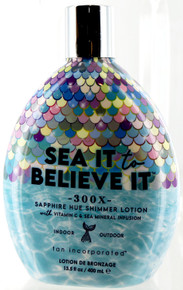 SEA IT TO BELIEVE IT TANNING LOTION BY TAN INC 13.5fl oz
