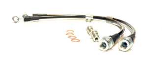 Enthuspec Performance FRONT Stainless Steel Braided Brake Lines For 2010+ Genesis Coupe