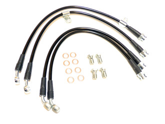 Enthuspec Performance FRONT + REAR (KIT) Stainless Steel Braided Brake Lines for 2010+ Genesis Coupe