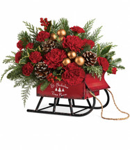 Teleflora's Vintage Sleigh Bouquet