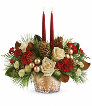 Teleflora's Winter Pines Centerpiece