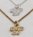 Love To Run Necklat select Silver or Gold