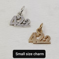 Marathon 42.2 Charm Small Size , select Silver or Gold