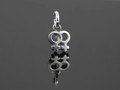 Ster/Silver Female Charm on Complimentary Chain