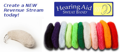 Resellers can make money with the ORIGINAL Hearing Aid Sweat Band™ - Help your Customers Protect Their Hearing Aid Investment