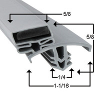 Delfield 1702796 Gasket 22 3/4 x 58 5/8