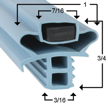 Delfield Gasket  7 1/2 x 29 1/4