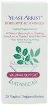 Vitanica Yeast Arrest (28 Vaginal Suppositories)
