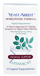 Vitanica Yeast Arrest (28 Vaginal Suppositories)