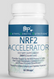Nrf2 Accelerator is designed to help support our body’s master antioxidant pathway, the Nrf2 Pathway. Activation of this pathway sets off a protective cascade of production of powerful antioxidants such as glutathione and catalase. Many genetic mutations and epigenetic factors can impair and burden this important pathway. Nfr2 Accelerator contains a unique blend of nutrients that help support and maintain this pathway. It can be used to support overall health because of its powerful effect on supporting our body’s antioxidant systems.