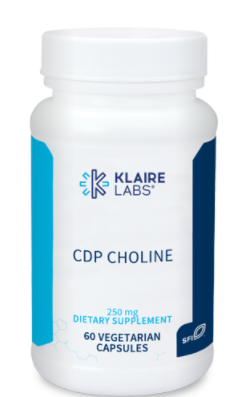 CDP Choline, also known as citicoline or cytidine diphosphate choline, is a precursor of phosphatidylcholine, glycerophosphatidylcholine, and acetylcholine. It is the product of the rate-limiting step of acetylcholine synthesis. Citicoline has well documented neuroprotective effects.† It increases glutathione synthesis, augments glutathione reductase activity, and maintains mitochondrial cardiolipin levels.† Citicoline supports memory, attention, and focus.