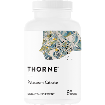 Potassium Citrate is a well-absorbed form of potassium.* Potassium plays a vital role in the proper functioning of skeletal muscle and the heart muscle.* It is essential for nerve impulse transmission, muscle contractility, and maintaining healthy blood pressure already in the normal range, energy production, and nucleic acid synthesis.