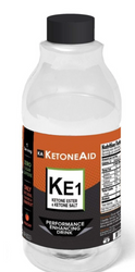 This formula is "pleasant" and each bottle contains 5.5g of KetoneAid's BioBHB(tm) Ketones, similar to 10ml of KE4 (compare),  

50% D-Ketone Ester (3g) (was 2.5g)
25% D-BHB Ketone Free Acid / Salt (2.5g)
Sodium 179mg 
Potassium 50mg (was 143mg)
Magnesium 30mg (was 59mg)
Calcium 20mg (was 39mg)
(note this is 85% less total salt versus most ketone salts)
Other ingredients: monk fruit, natural flavors, potassium sorbate. (no stevia, no allulose, no taurine)

Even if you don't like Ketone Salts (see Salts vs Esters video), that likely was due to the massive salt load. With KE1 expect no bloating, nor GI issues. 

This product is, for the most part, for those can't take the strong taste of KE4 and a more convenient ready to drink bottle.  Some people get both.