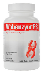 Systemic enzyme professional strength formula.

Wobenzym® PS contains the authentic German Phlogenzym formula used by health professionals in Europe, providing a clinically supported formulation of specific systemic enzymes to help maintain healthy joints, mobility and flexibility. Wobenzym® PS (Professional Strength) is offered in the form of enteric-coated tablets and is available exclusively to health professionals.*