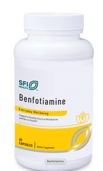 Benfotiamine is a highly bioavailable, lipid-soluble form of vitamin B, (thiamin) that helps maintain healthy advanced glycation end (AGE) product activity to support vascular, nerve, retinal, and kidney cellular health, and promotes healthy glucose metabolism.*