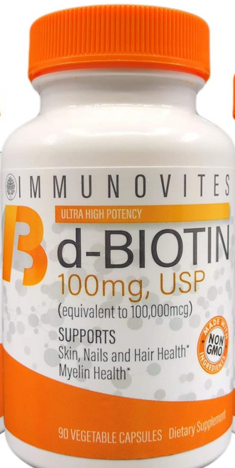 A high concentration of biotin is provided for situations requiring aggressive supplementation. Biotin-dependent enzymes are involved in glucose metabolism, fatty acid synthesis, nervous system function, and skin and hair nutrition.* Extra biotin can be beneficial for supporting healthy glucose metabolism, for individuals who have had bariatric surgery, or those with compromised absorption or higher demand for this B vitamin.* Biotin has no known toxicity and large amounts can be taken safely as any excess is readily excreted in the urine.