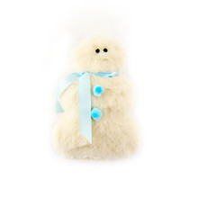 Adorable Holiday Snowman Squeaker Dog Toy