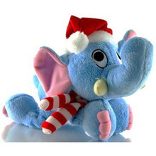 Dog It Elephant Holiday Toy