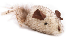Shake Y'R Tail Feather Mouse Toy with RealMouse Sound