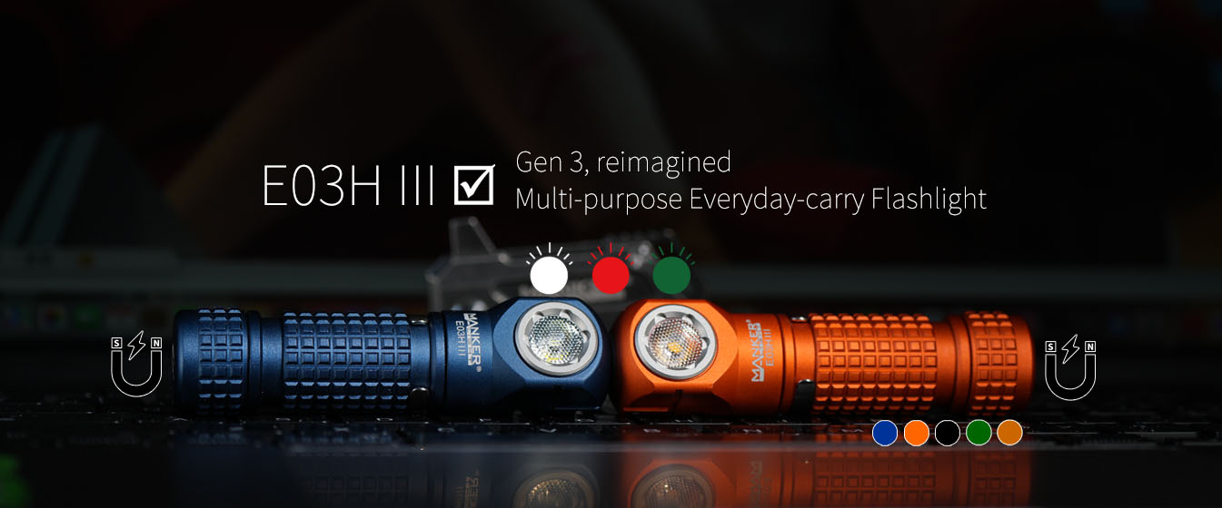 Manker MK35 Thrower Flashlight CREE XHP35 HI LED Searchlight
