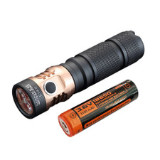 Manker E14 II 2200 Lumens USB Rechargeable  Flashlight + High Drain 3100mAh 18650 Battery (30A)