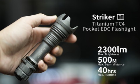 Manker® Striker Mini - Tactical Survival Flashlight Kit