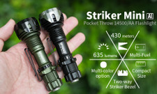 Striker Mini Pocket EDC Flashlight & Tactical Flashlight