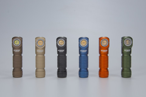 【マンカーライトE03H Ⅲ チタン ストーンウォッシュ】Mankerlight E03H III 1200 Lumens 14500 / AA Headlamp - Mankerlight Official