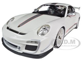 Porsche 911 GT3 RS 4.0 White 1/18 Diecast Car Model Bburago 11036