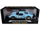 1966 Ford GT-40 MK 2 Blue #1 1/18 Diecast Model Car Shelby Collectibles 411